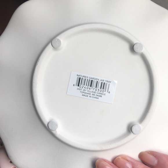 Village Candle Natures Garden Shade and Jar Tray (Candle Not Included) - Picture 6 of 16